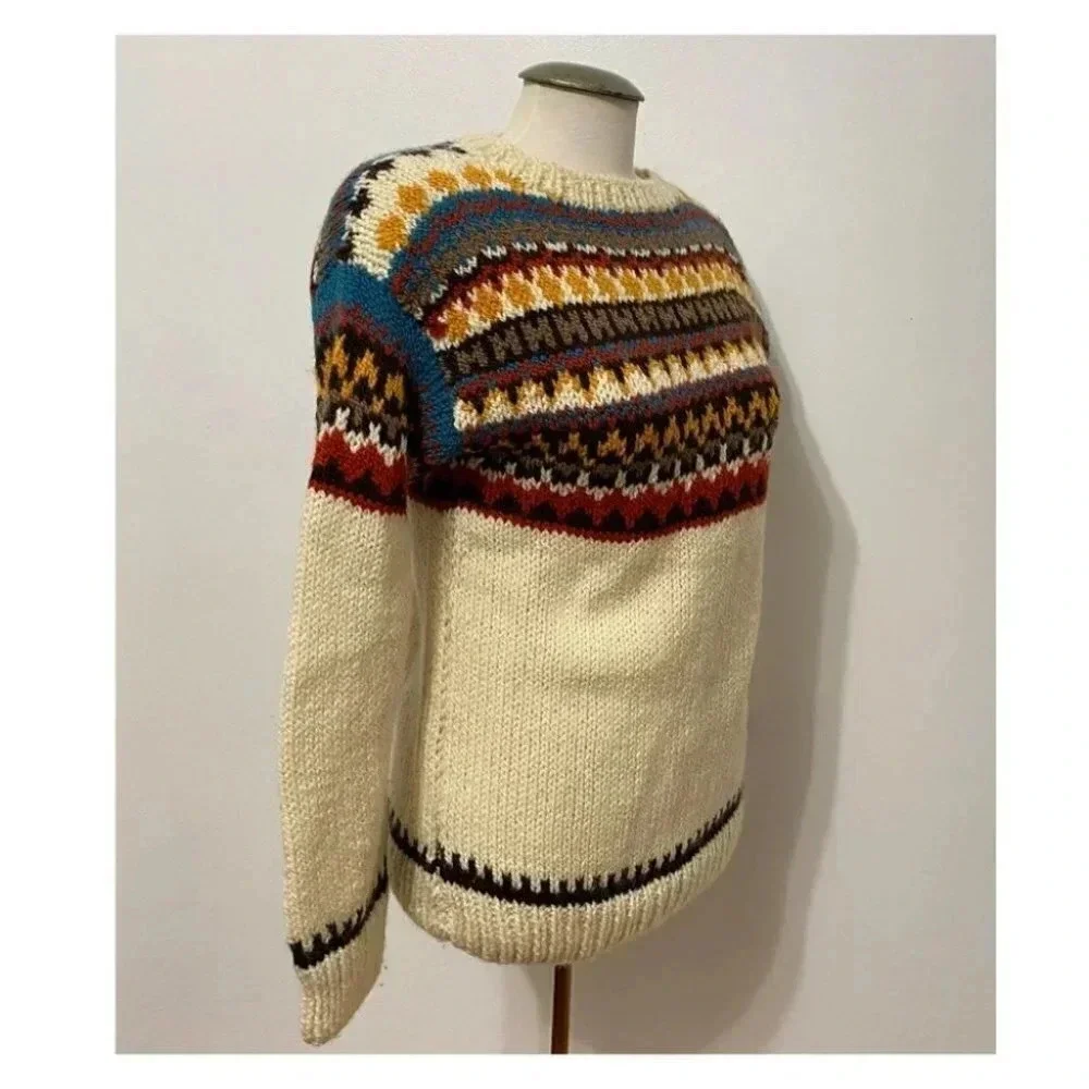 Vintage - Fair Isle Wool Blend Sweater - Picture 3 of 7